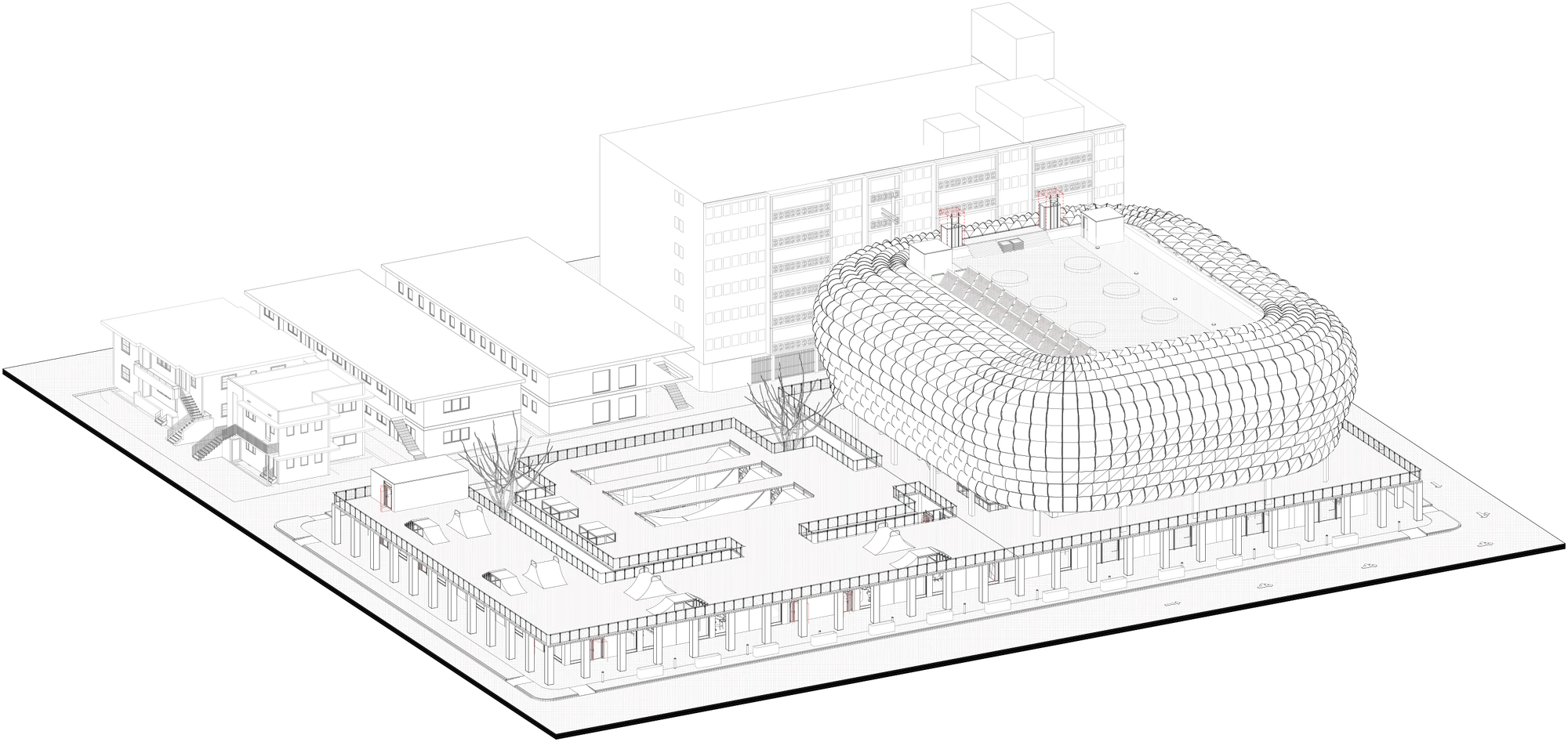 Overall axonometric