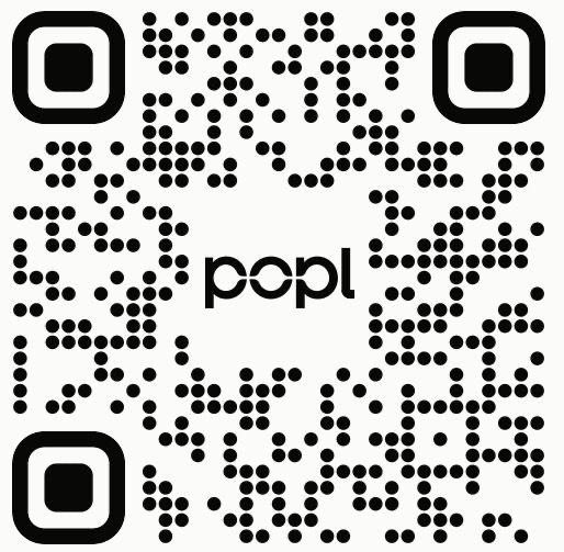 Popl digital card QR code